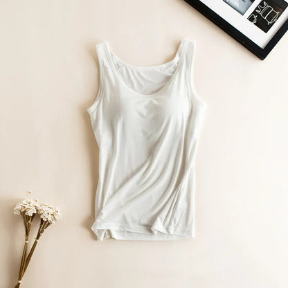 Built-In-Bra Tank Top