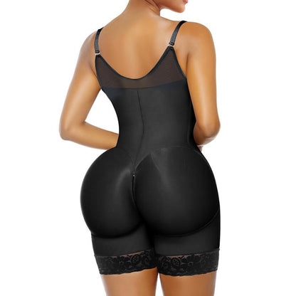 🎅Women's Body Shaper🎄 - Tummy Control & Butt Lifter with Zippered Crotch and Removable Straps