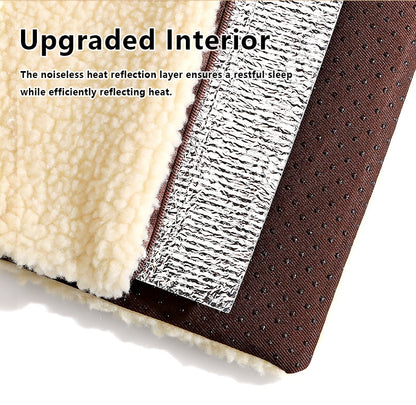 🎅Christmas Sale 50% OFF 🎄50K+；Self Warming Pet Bed, Small Self Heating pet Crate Pad, Thermal Extra Warm Mat Indoor & Outdoor, Non-Slip & Washable