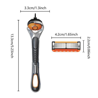 🔥Hot Sale 🎉 - Ultra Sharp Stainless Steel Blades for Smooth Shaving with Free Handle